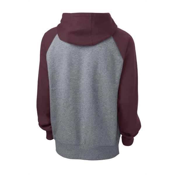 Sport-Tek Raglan Colorblock Pullover Hooded Sweatshirt.... from ASI 84863 SanMar