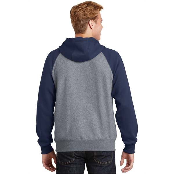 Sport-Tek Raglan Colorblock Pullover Hooded Sweatshirt.... from ASI 84863 SanMar