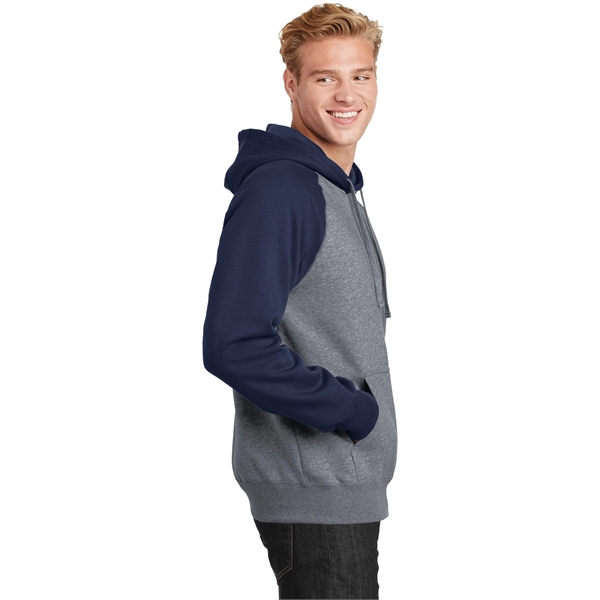 Sport-Tek Raglan Colorblock Pullover Hooded Sweatshirt.... from ASI 84863 SanMar