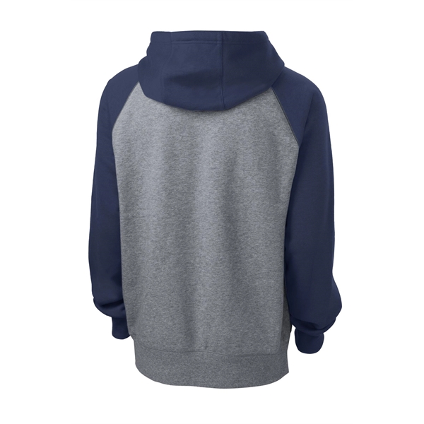 Sport-Tek Raglan Colorblock Pullover Hooded Sweatshirt.... from ASI 84863 SanMar