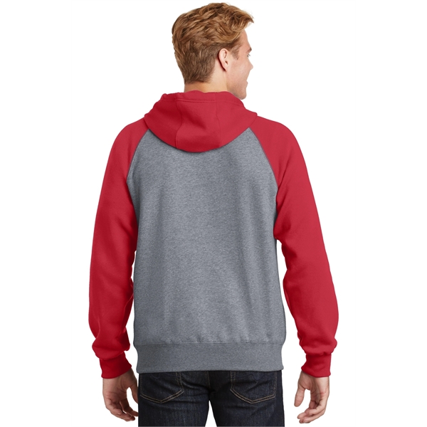 Sport-Tek Raglan Colorblock Pullover Hooded Sweatshirt.... from ASI 84863 SanMar