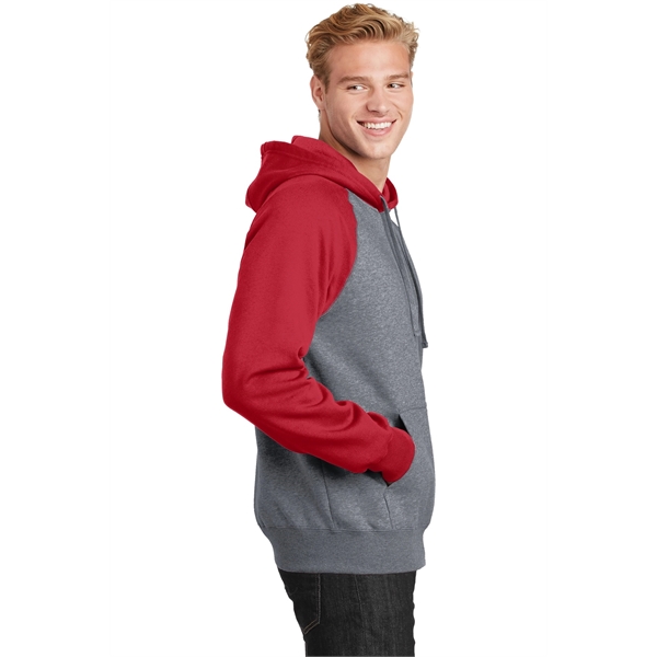 Sport-Tek Raglan Colorblock Pullover Hooded Sweatshirt.... from ASI 84863 SanMar