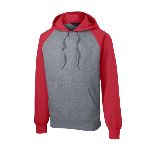 Sport-Tek Raglan Colorblock Pullover Hooded Sweatshirt.... from ASI 84863 SanMar