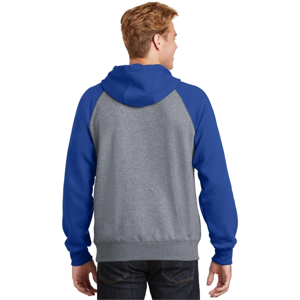 Sport-Tek Raglan Colorblock Pullover Hooded Sweatshirt.... from ASI 84863 SanMar