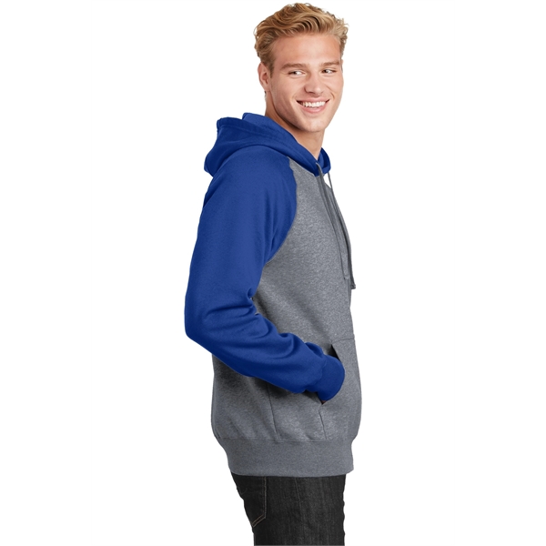 Sport-Tek Raglan Colorblock Pullover Hooded Sweatshirt.... from ASI 84863 SanMar