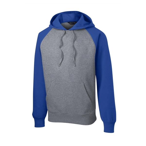 Sport-Tek Raglan Colorblock Pullover Hooded Sweatshirt.... from ASI 84863 SanMar