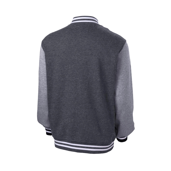 Sport-Tek Fleece Letterman Jacket.... from ASI 84863 SanMar