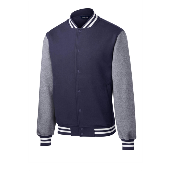 Sport-Tek Fleece Letterman Jacket.... from ASI 84863 SanMar