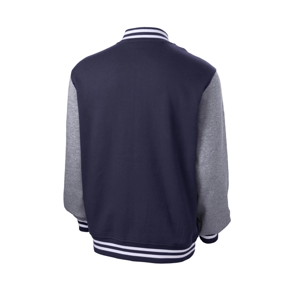 Sport-Tek Fleece Letterman Jacket.... from ASI 84863 SanMar