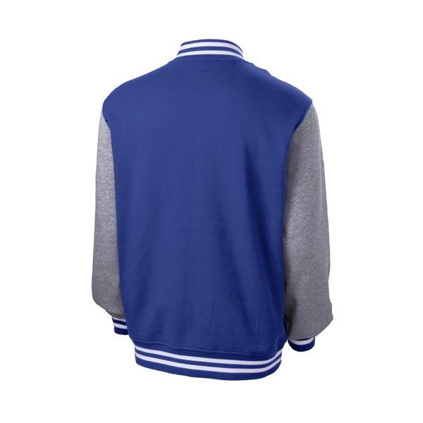 Sport-Tek Fleece Letterman Jacket.... from ASI 84863 SanMar