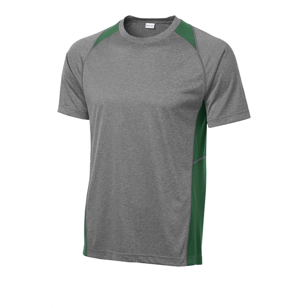 Sport-Tek Heather Colorblock Contender Tee.... from ASI 84863 SanMar