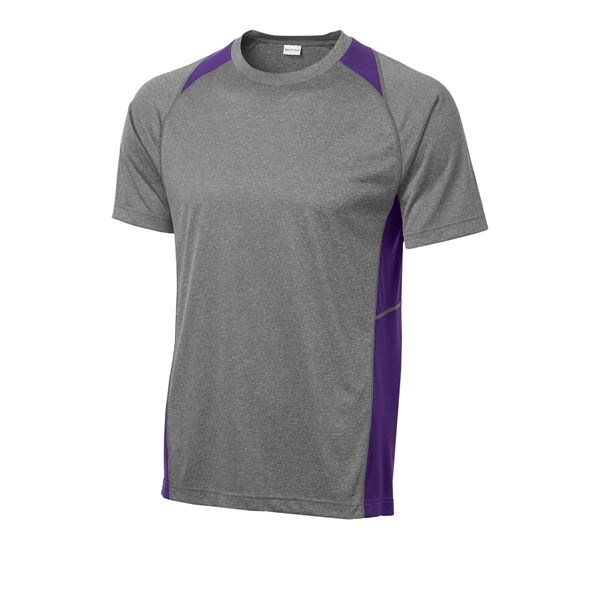 Sport-Tek Heather Colorblock Contender Tee.... from ASI 84863 SanMar