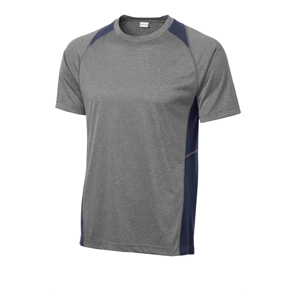 Sport-Tek Heather Colorblock Contender Tee.... from ASI 84863 SanMar