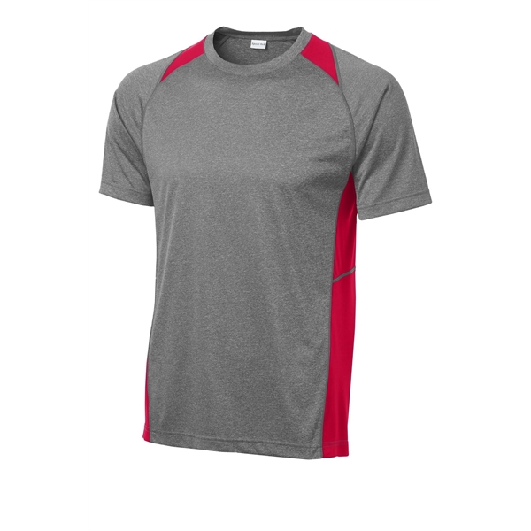 Sport-Tek Heather Colorblock Contender Tee.... from ASI 84863 SanMar