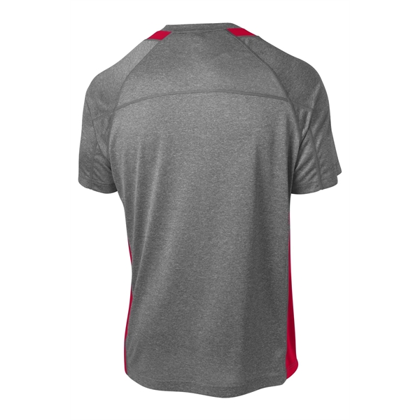 Sport-Tek Heather Colorblock Contender Tee.... from ASI 84863 SanMar
