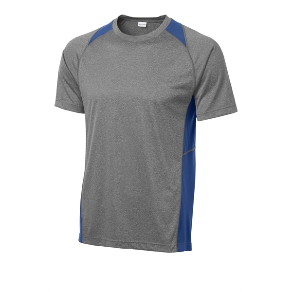 Sport-Tek Heather Colorblock Contender Tee.... from ASI 84863 SanMar