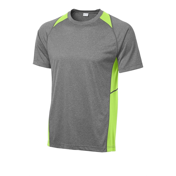 Sport-Tek Heather Colorblock Contender Tee.... from ASI 84863 SanMar