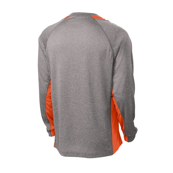 Sport-Tek Long Sleeve Heather Colorblock Contender Tee.... from ASI 84863 SanMar