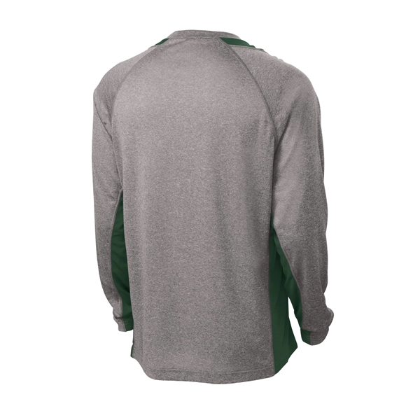 Sport-Tek Long Sleeve Heather Colorblock Contender Tee.... from ASI 84863 SanMar
