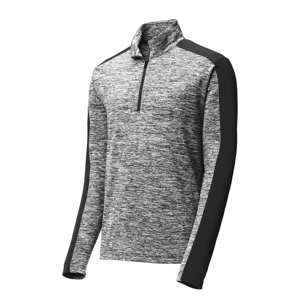 Sport-Tek PosiCharge Electric Heather Colorblock 1/4-Zip ...... from ASI 84863 SanMar