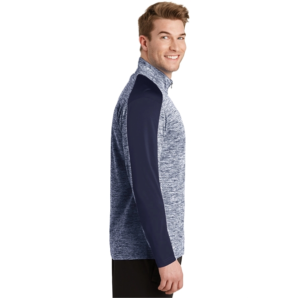 Sport-Tek PosiCharge Electric Heather Colorblock 1/4-Zip ...... from ASI 84863 SanMar