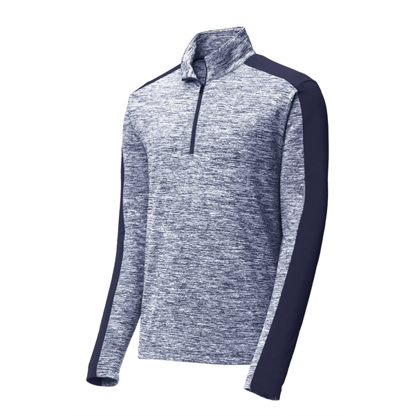 Sport-Tek PosiCharge Electric Heather Colorblock 1/4-Zip ...... from ASI 84863 SanMar