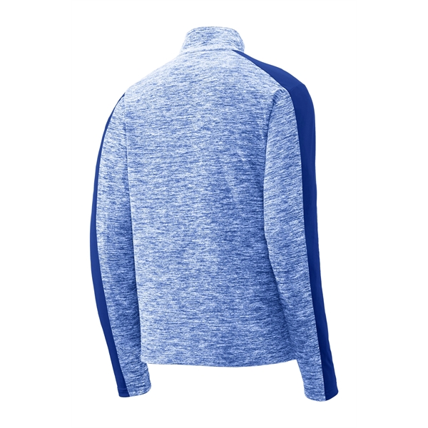 Sport-Tek PosiCharge Electric Heather Colorblock 1/4-Zip ...... from ASI 84863 SanMar