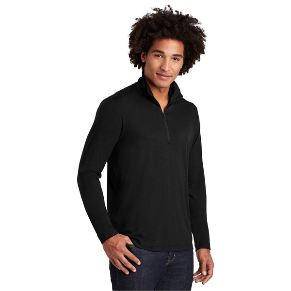 Sport-Tek PosiCharge Tri-Blend Wicking 1/4-Zip Pullover.... from ASI 84863 SanMar
