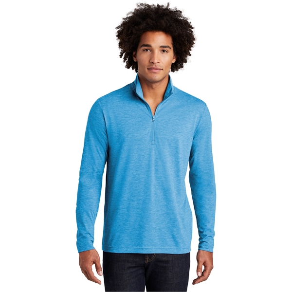 Sport-Tek PosiCharge Tri-Blend Wicking 1/4-Zip Pullover.... from ASI 84863 SanMar
