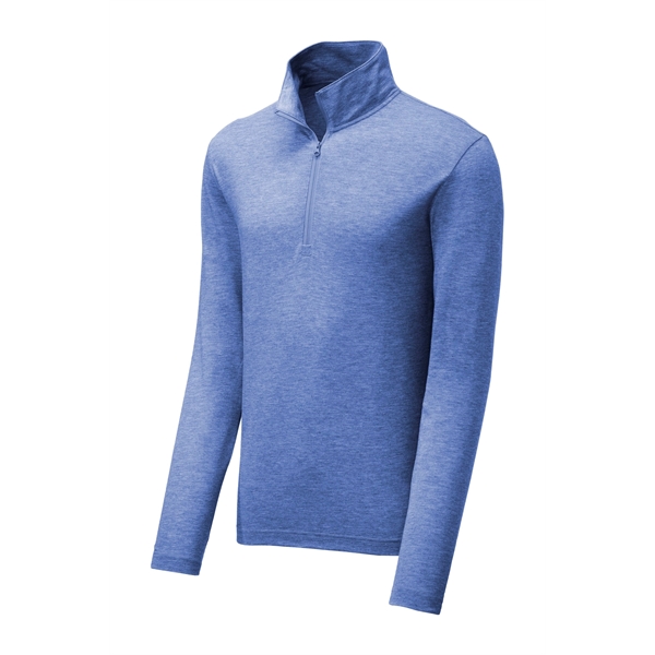 Sport-Tek PosiCharge Tri-Blend Wicking 1/4-Zip Pullover.... from ASI 84863 SanMar
