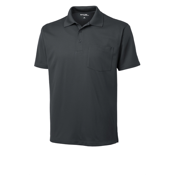 Sport-Tek Micropique Sport-Wick Pocket Polo.... from ASI 84863 SanMar