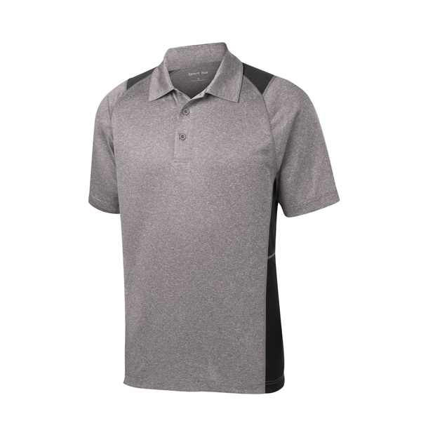 Sport-Tek Heather Colorblock Contender Polo.... from ASI 84863 SanMar
