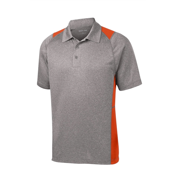 Sport-Tek Heather Colorblock Contender Polo.... from ASI 84863 SanMar