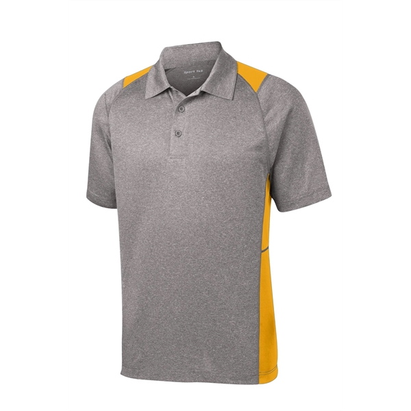Sport-Tek Heather Colorblock Contender Polo.... from ASI 84863 SanMar