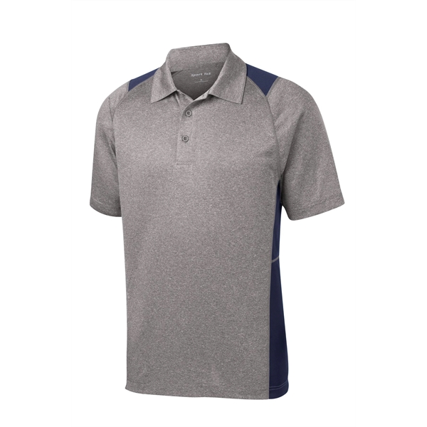 Sport-Tek Heather Colorblock Contender Polo.... from ASI 84863 SanMar