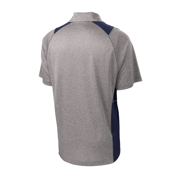 Sport-Tek Heather Colorblock Contender Polo.... from ASI 84863 SanMar