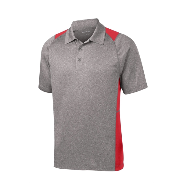 Sport-Tek Heather Colorblock Contender Polo.... from ASI 84863 SanMar