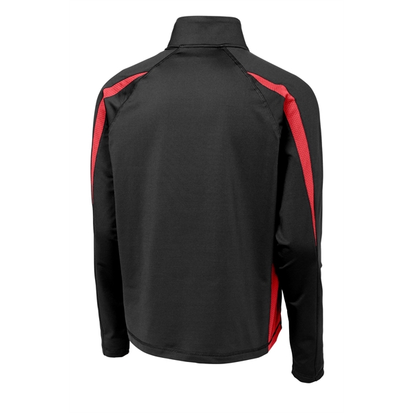 Sport-Tek Sport-Wick Stretch 1/2-Zip Colorblock Pullover.... from ASI 84863 SanMar