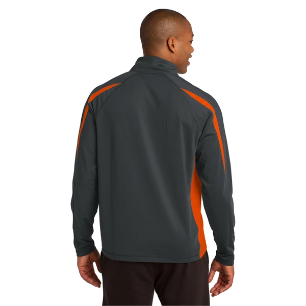 Sport-Tek Sport-Wick Stretch 1/2-Zip Colorblock Pullover.... from ASI 84863 SanMar