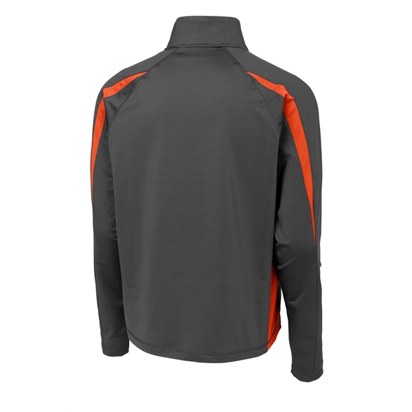 Sport-Tek Sport-Wick Stretch 1/2-Zip Colorblock Pullover.... from ASI 84863 SanMar