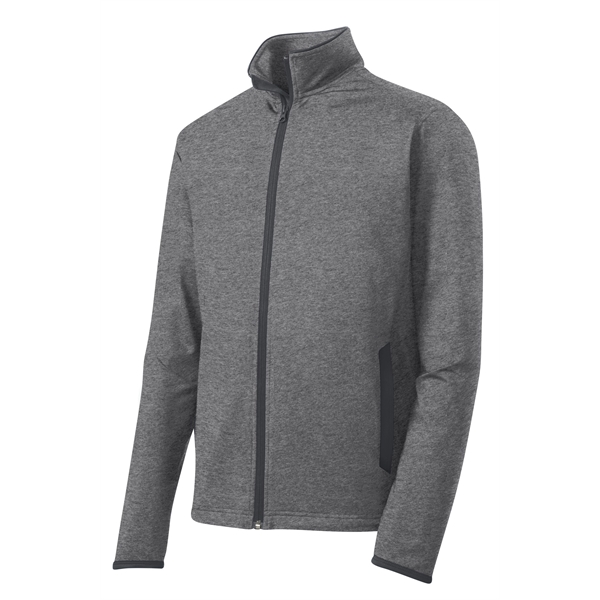 Sport-Tek Sport-Wick Stretch Contrast Full-Zip Jacket.... from ASI 84863 SanMar