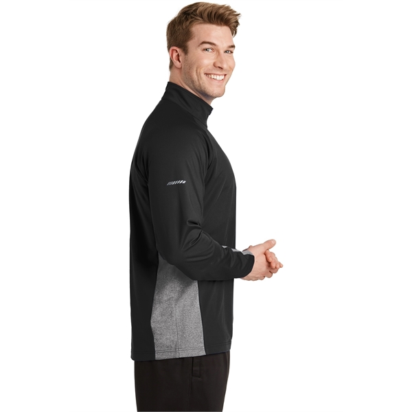 Sport-Tek Sport-Wick Stretch Contrast 1/2-Zip Pullover.... from ASI 84863 SanMar