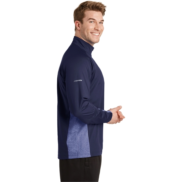Sport-Tek Sport-Wick Stretch Contrast 1/2-Zip Pullover.... from ASI 84863 SanMar