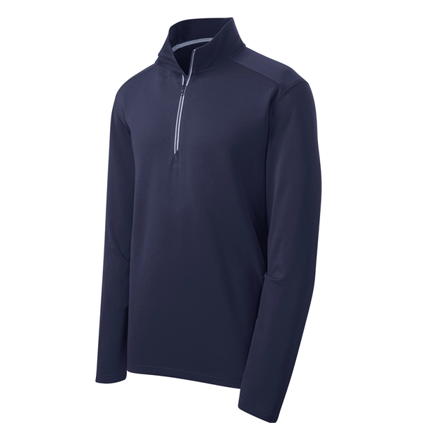 Sport-Tek Sport-Wick Textured 1/4-Zip Pullover.... from ASI 84863 SanMar