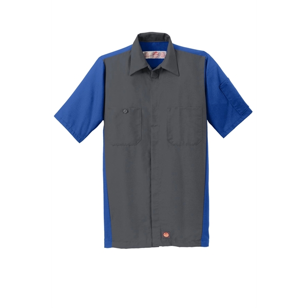Red Kap Short Sleeve Ripstop Crew Shirt.... from ASI 84863 SanMar