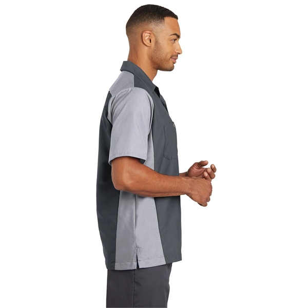 Red Kap Short Sleeve Ripstop Crew Shirt.... from ASI 84863 SanMar