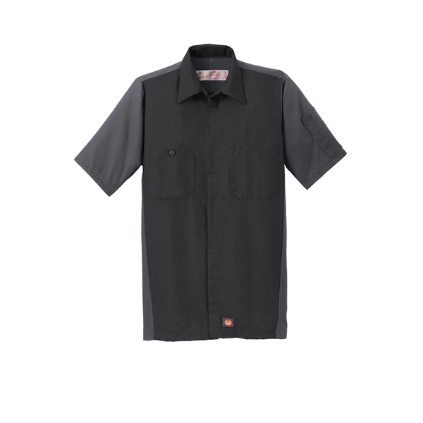 Red Kap Short Sleeve Ripstop Crew Shirt.... from ASI 84863 SanMar