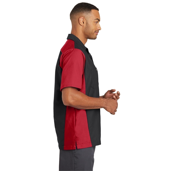 Red Kap Short Sleeve Ripstop Crew Shirt.... from ASI 84863 SanMar
