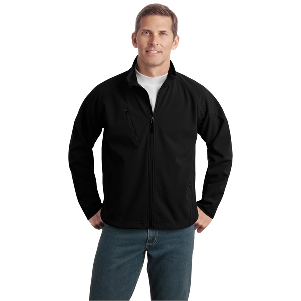 Port Authority Tall Textured Soft Shell Jacket.... from ASI 84863 SanMar