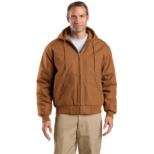 CornerStone Tall Duck Cloth Hooded Work Jacket.... from ASI 84863 SanMar